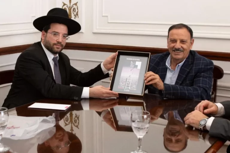 Lee más sobre el artículo Quintela se reunió con el Gran Rabino Eliahu Hamra