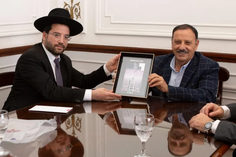 Lee más sobre el artículo Quintela se reunió con el Gran Rabino Eliahu Hamra